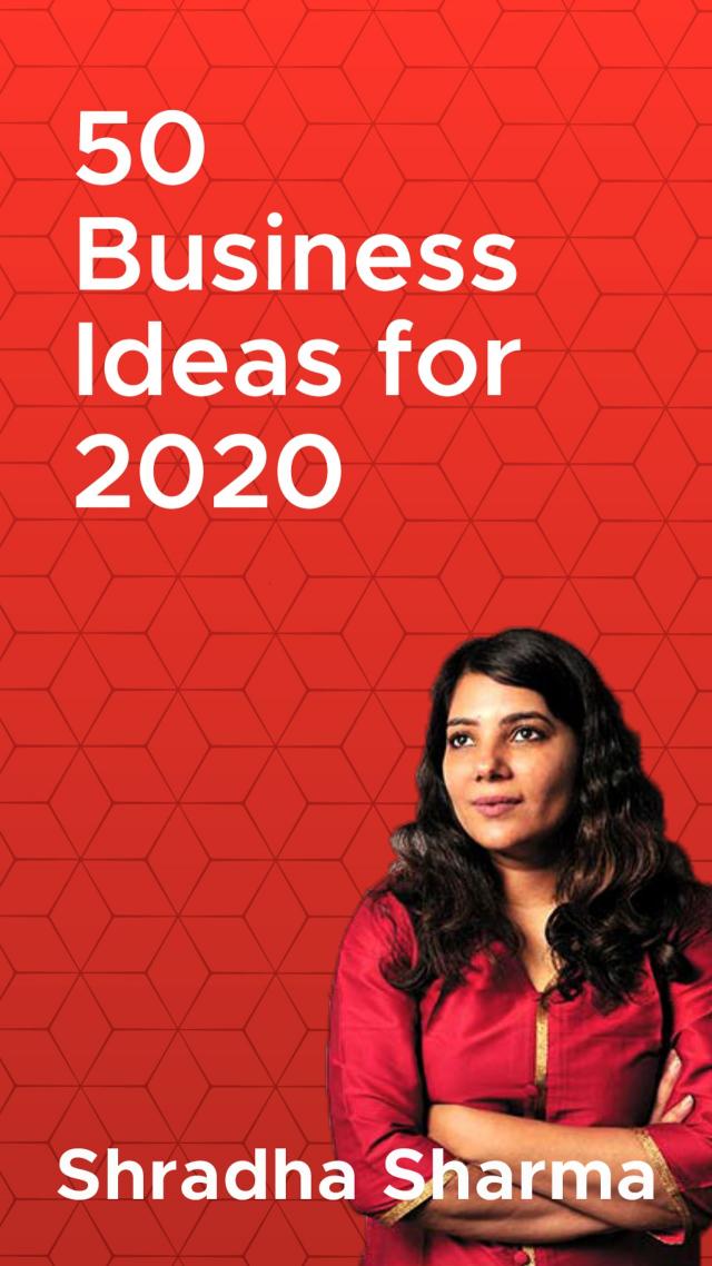 [50 Business Ideas for  2020]  - Shradha Sharma - airyvo e-brochure
